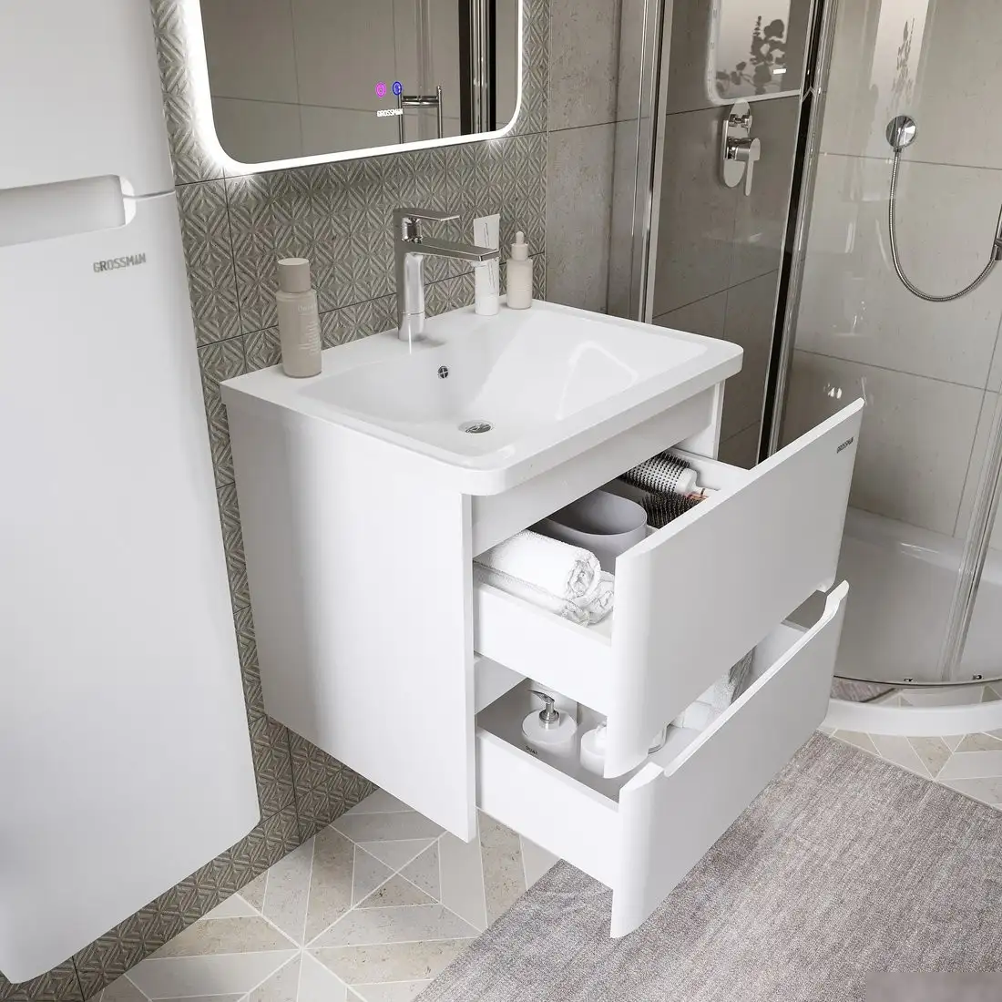 Grossman Тумба под умывальник Адель-Норма-60 106038 – фото товара