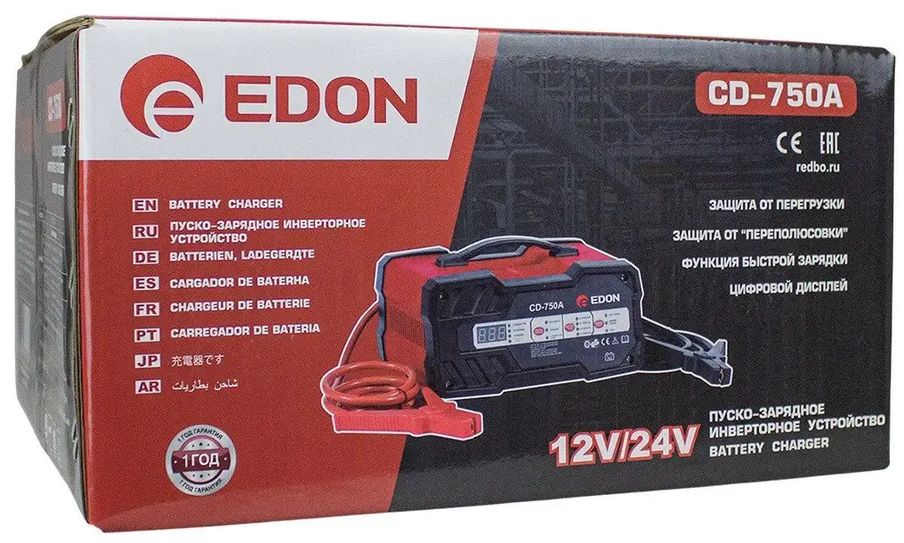 Пуско-зарядное устройство Edon CD-750A – фото товара