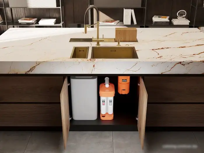 Кухонная мойка Omoikiri Taki 54-U/IF Side SF LG (светлое золото) - фото товара