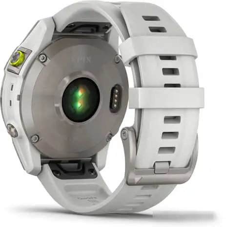 Умные часы Garmin Epix Sapphire Gen 2 (серебристый титан/белый) – фото товара