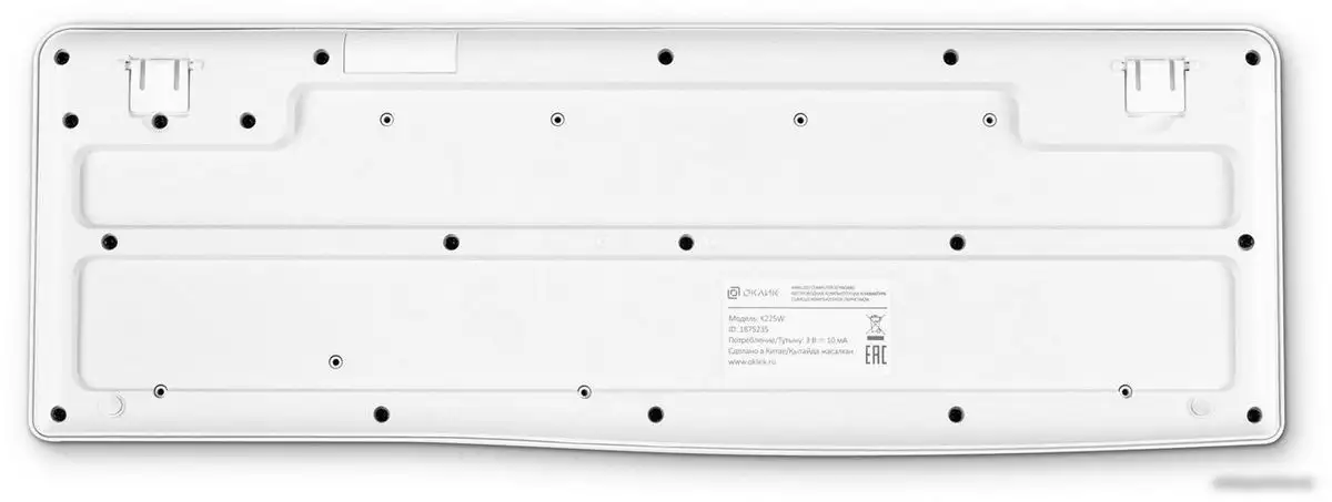 Клавиатура Oklick K225W (белый) – фото товара