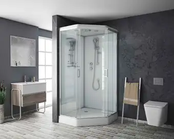 Душевая кабина Niagara NG-6001-01D 90x90x220 (прозрачное стекло)