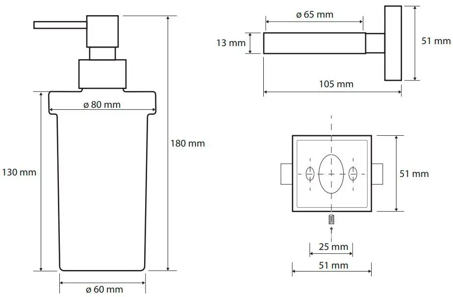 Дозатор для жидкого мыла Bemeta Beta 132109017 – фото товара