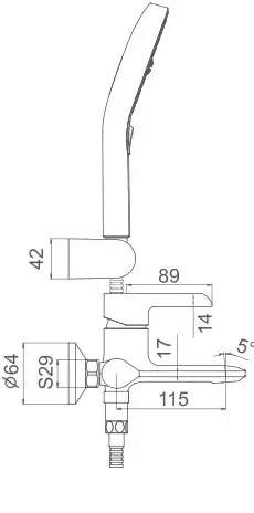 Смеситель Gappo G3203-6 - фото товара