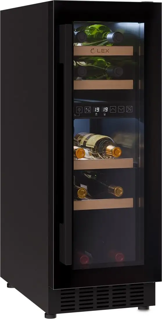 Винный шкаф LEX LWD3017BL Dual Zone — фото товара