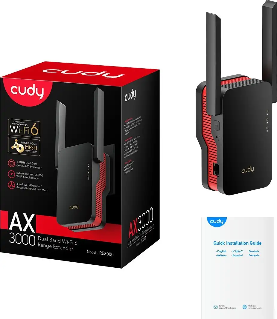 Усилитель Wi-Fi Cudy RE3000 1.0 – фото товара