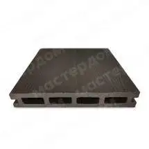 Террасная доска (декинг) из ДПК Grand Line 3D 140x22x3000, Венге