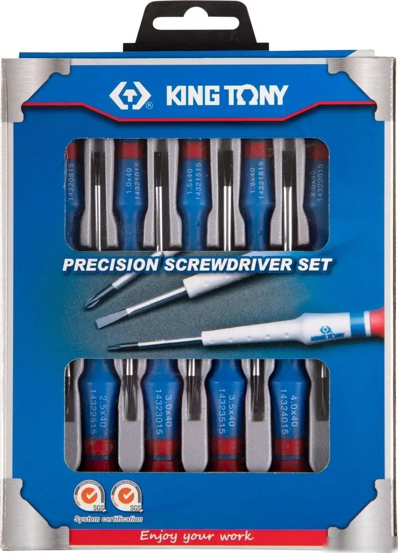 Набор отверток прецизионных King Tony 32209MR (9 предметов) – фото товара