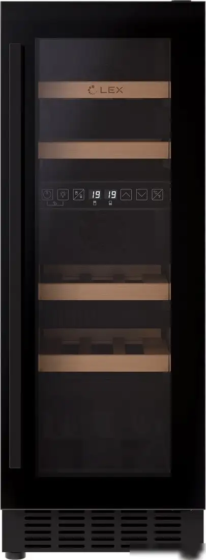 Винный шкаф LEX LWD3017BL Dual Zone — фото товара