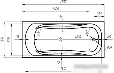 Ванна 1Марка Classic 130x70 - фото товара