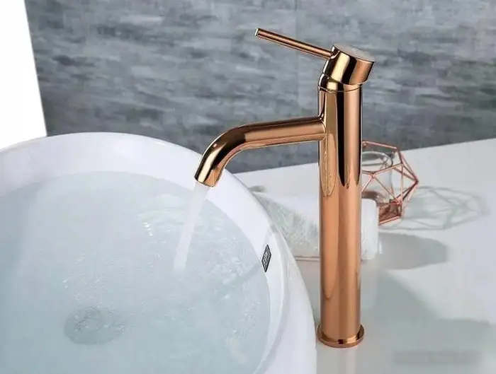 Смеситель Rea Lungo REA-B6321 (розовое золото) - фото товара