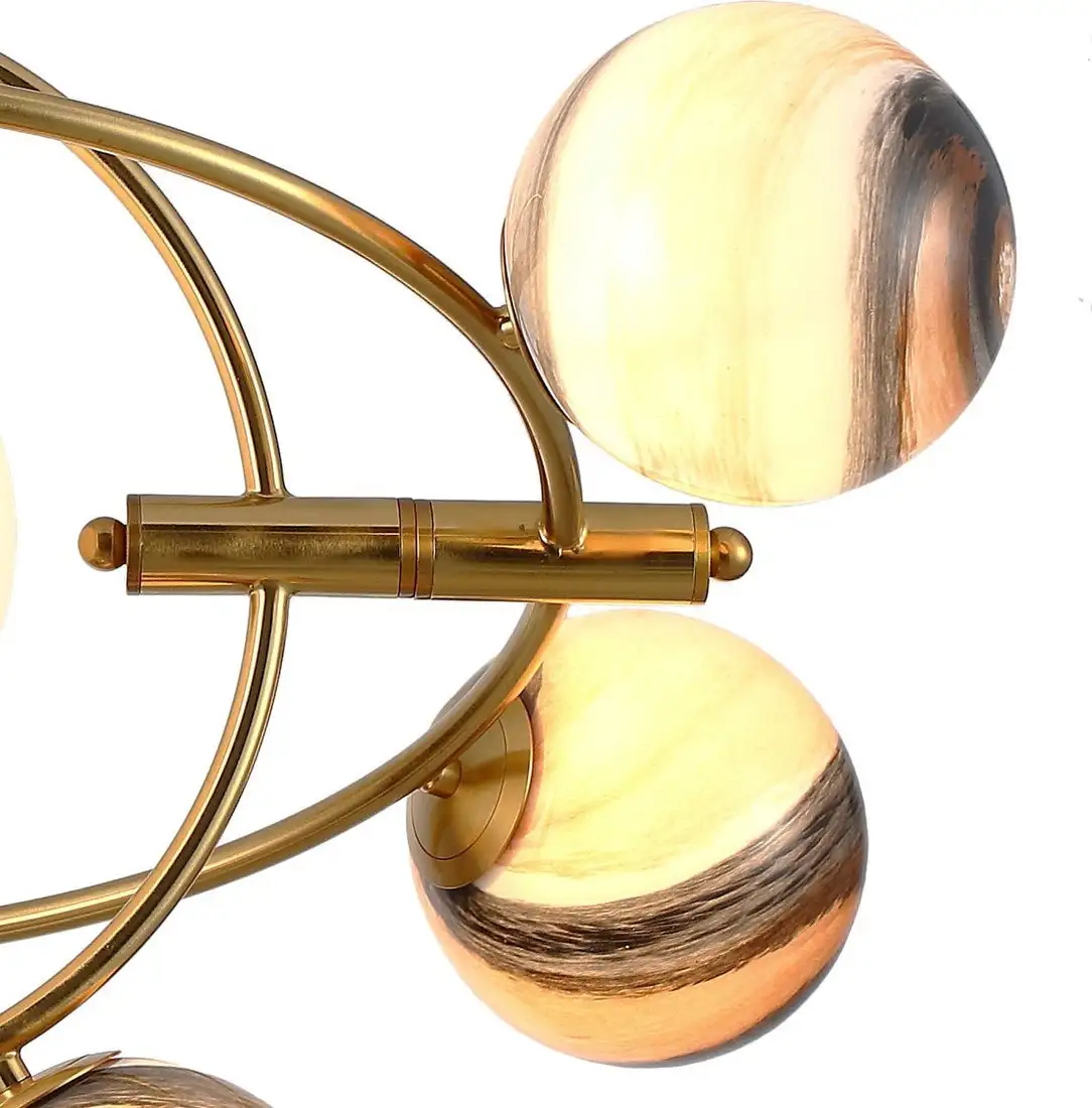 Подвесная люстра DeLight Collection Planet KG1122P-7B (brass) – фото товара