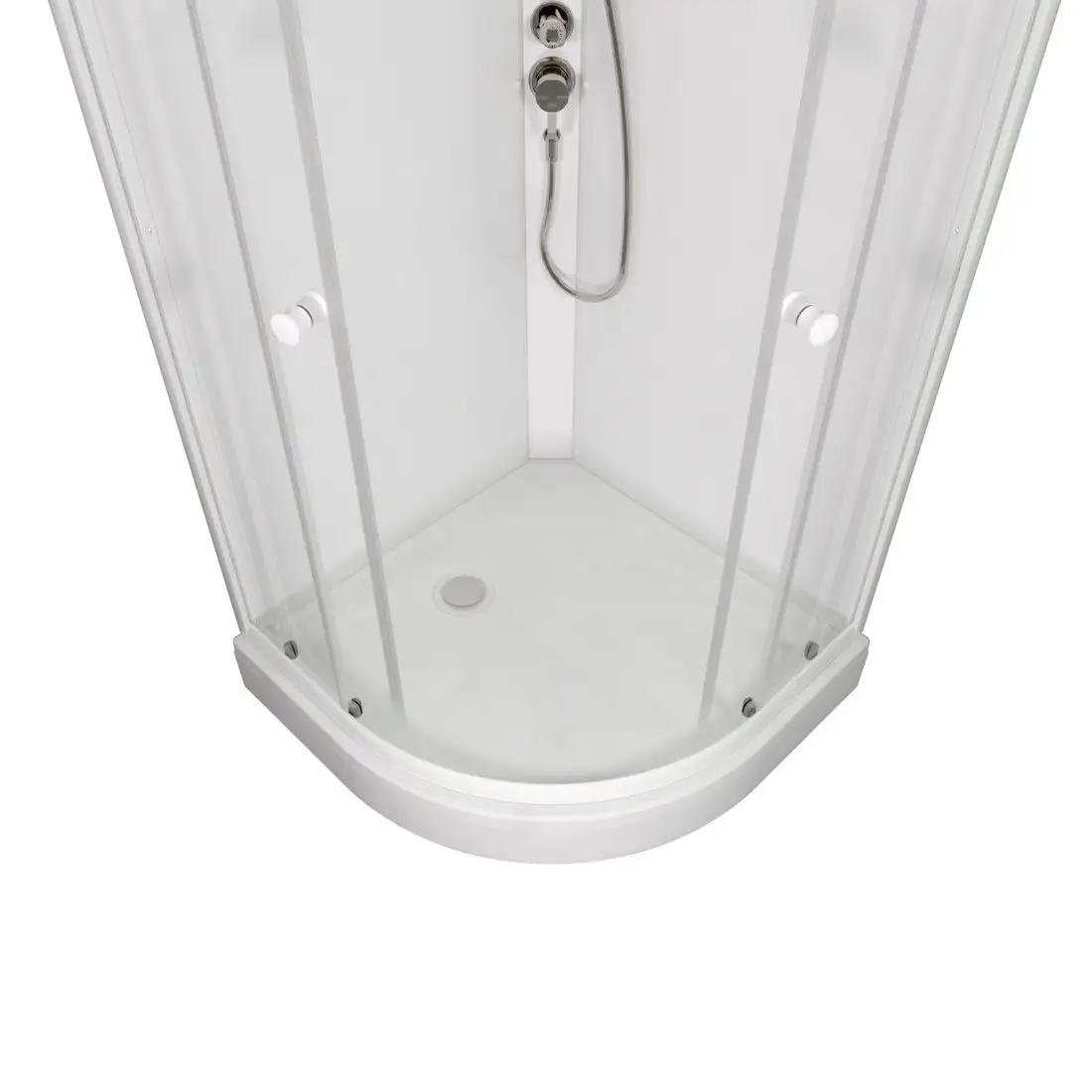 Душевая кабина Saniteco SNT CL-90 90х90 (белый/прозрачное стекло) - фото товара