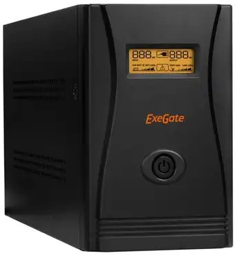 Источник бесперебойного питания ExeGate LLB-2200.LCD.AVR.EURO.RJ.USB EP285531RUS – изображение в каталоге
