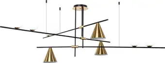 Люстра средней высоты Arte Lamp Jacob A7029PL-9BK – изображение в каталоге