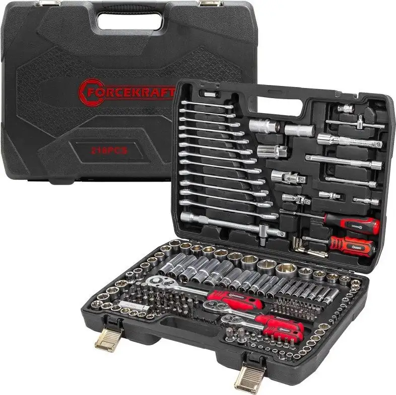 Универсальный набор инструментов ForceKraft FK-38841 TQ (216 предметов) – фото товара