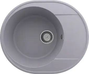 Кухонная мойка Ulgran Quartz Nora 585-05 (бетон) - изображение в каталоге