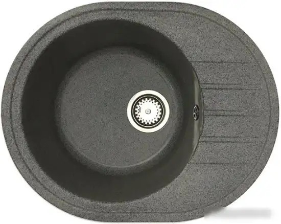 Кухонная мойка БелЭворс New Lux R + смеситель W74004-9 + дозатор L405-1 (серый/сатин) - фото товара