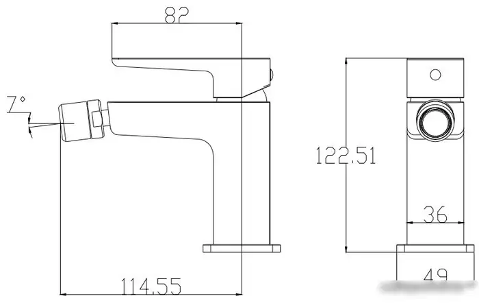 Смеситель Omnires Parma PM7420BL - фото товара