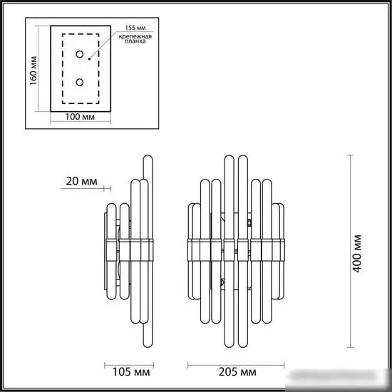 Бра Odeon Light Stika 4988/2W – фото товара
