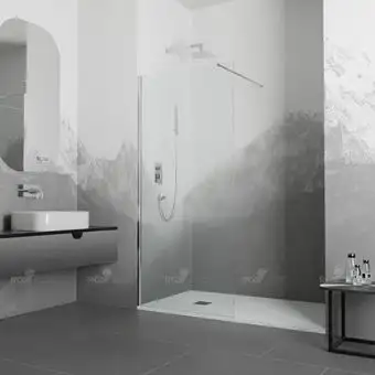 Душевая стенка RGW WA-010 351001011-21 110 (хром/матовое стекло) - изображение в каталоге