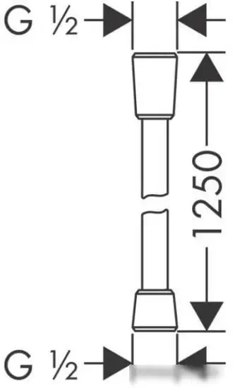 Душевой шланг Hansgrohe Isiflex 28272670 - фото товара