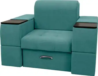 Кресло-кровать Сириус Лидер-13 НПБ 135x110 (Eva 28 велюр зеленый) – изображение в каталоге