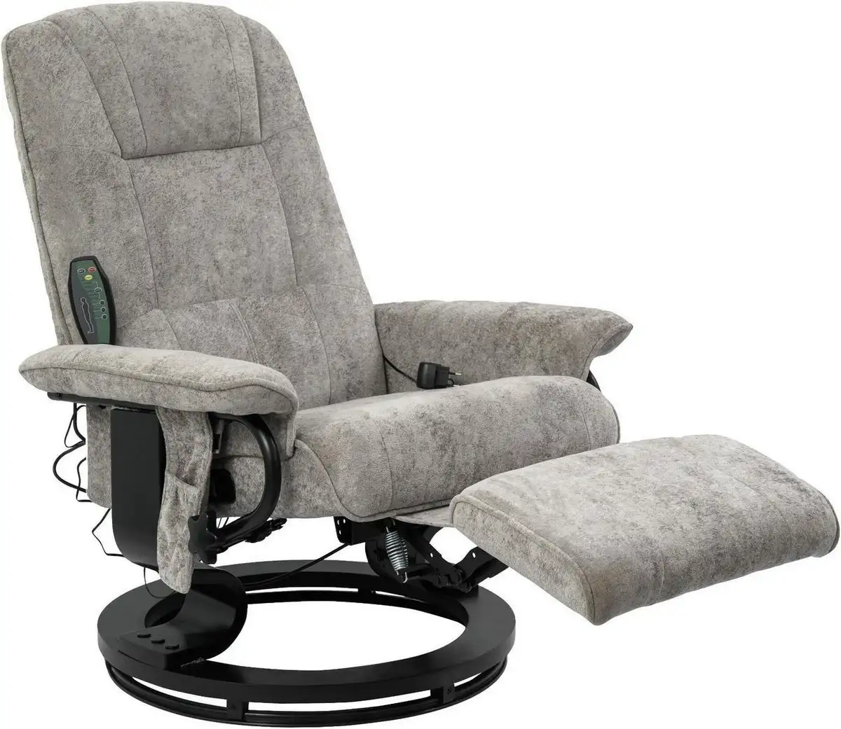 Массажное кресло Calviano 23 (серый плюш)