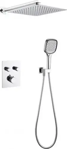 Душевая система Grocenberg GB5040 с термостатом (хром) - изображение в каталоге