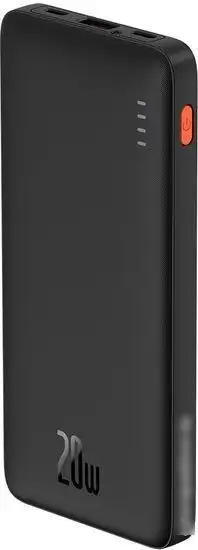 Внешний аккумулятор Baseus Airpow Fast Charge Power Bank 20W 10000mAh (черный) – фото товара
