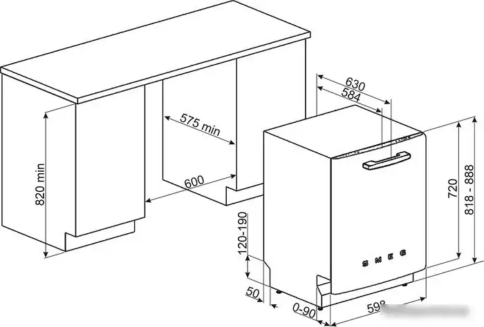 Посудомоечная машина Smeg STFABRD3 - фото товара