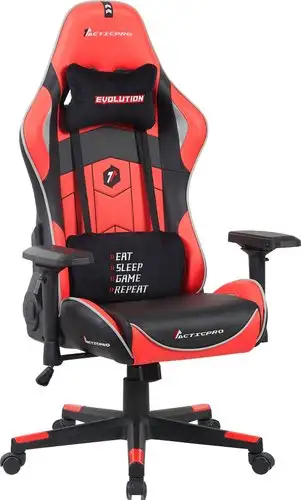 Игровое (геймерское) кресло Evolution Tactic PRO Special edition D3 (черный/красный) – изображение в каталоге