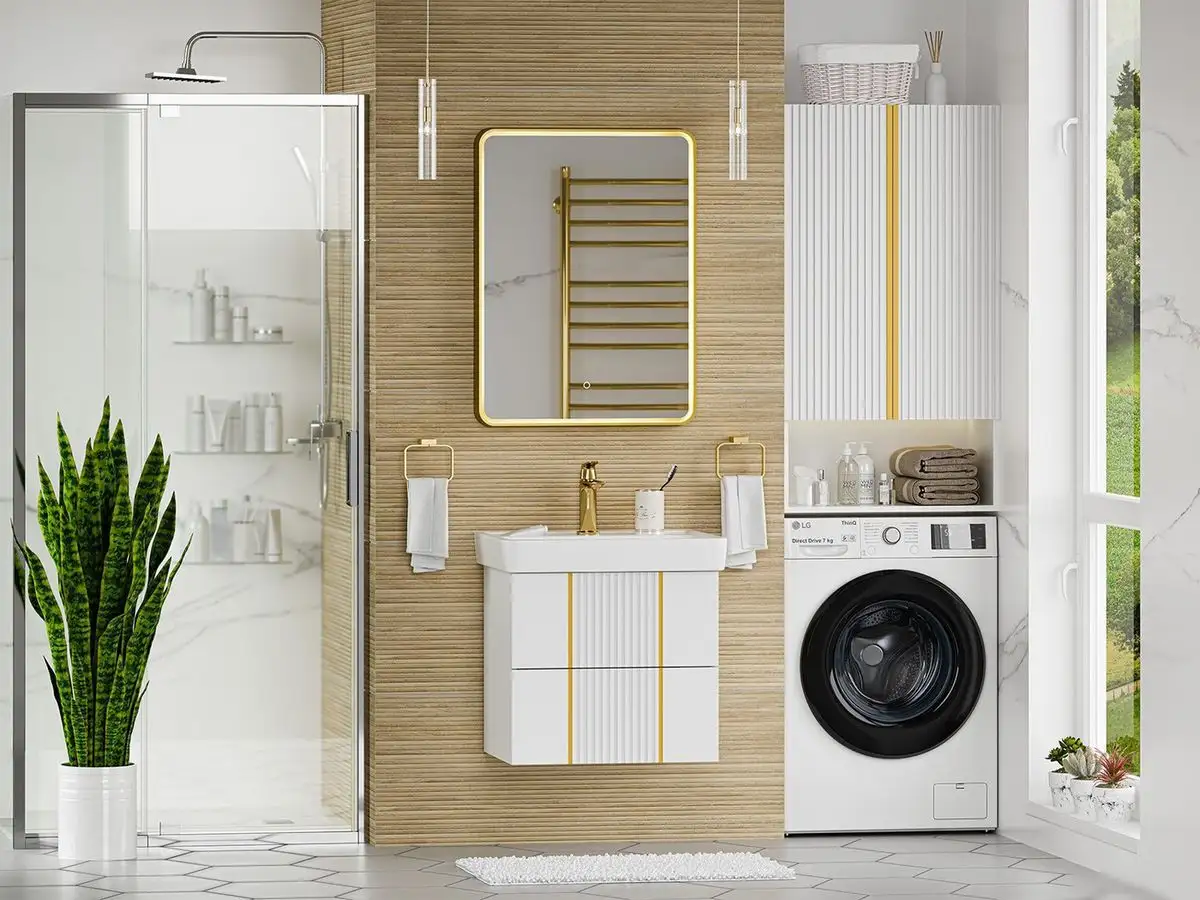 Brevita Тумба под умывальник Vega 60 VVEG-09060-0102Я (белый) – фото товара