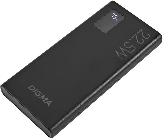 Внешний аккумулятор Digma DGPF10A 10000mAh (черный) – фото товара