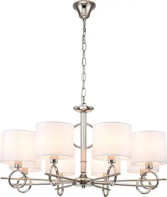 Подвесная люстра Escada Moraine 10167/8PL E14*40W Nickel – изображение в каталоге