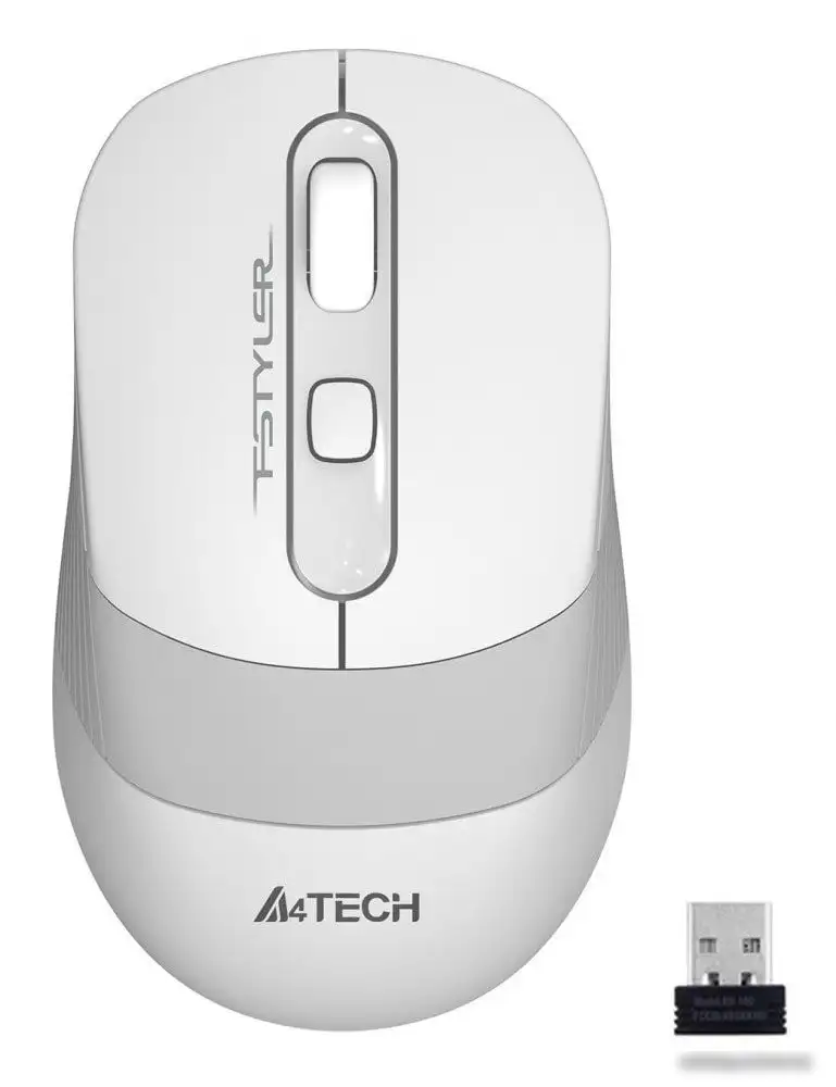 Мышь A4Tech Fstyler FG10S (белый/серый) – фото товара