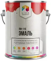 Эмаль LIDA ПФ-115 М 20 кг (нуга-коричневый)