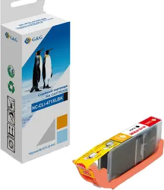 Картридж G&G NC-CLI-471XLBK (аналог Canon CLI-471BK XL) – изображение в каталоге