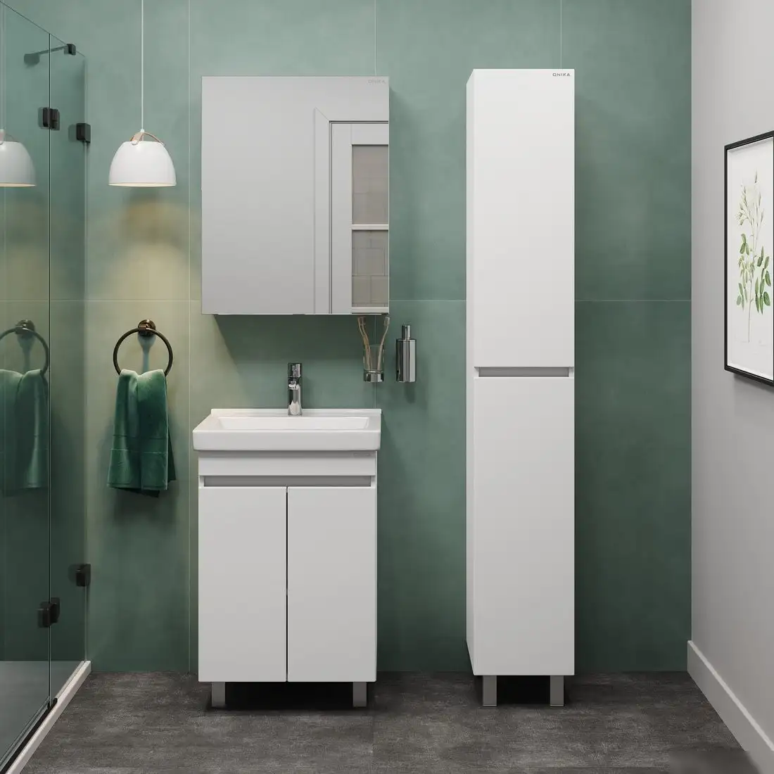 Onika Тумба под умывальник Милтон Квадро 55 (105562) – фото товара