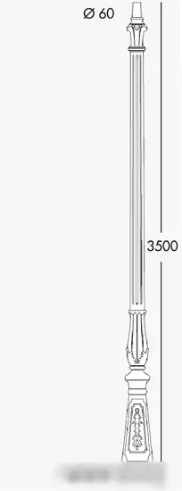 Фонарный столб Fumagalli Horeb 000.208.000.A0
