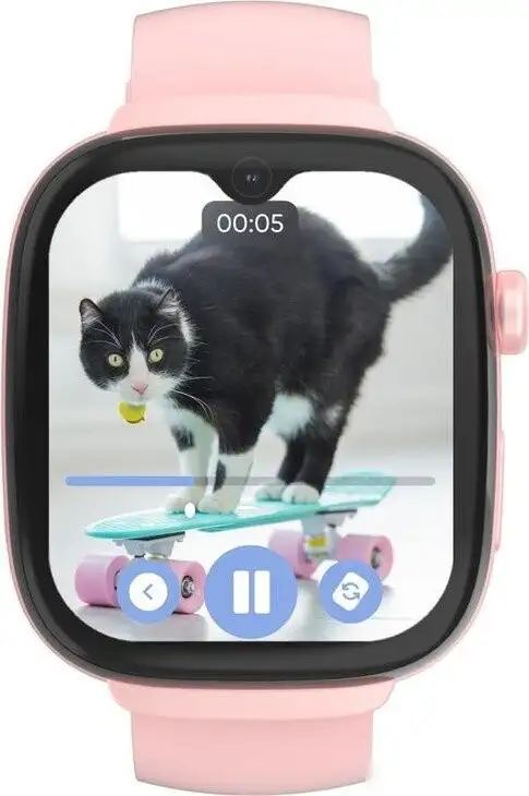 Детские умные часы Elari KidGram 4G (розовый) – фото товара