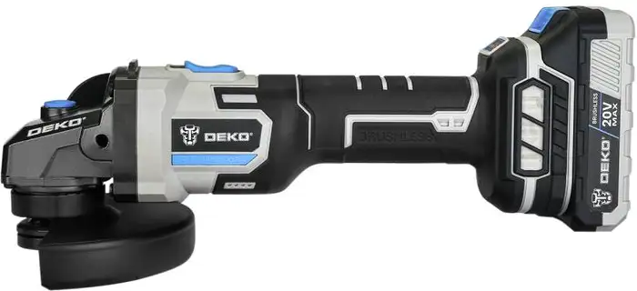 Угловая шлифмашина Deko DKAG20 (с 1-им АКБ) – фото товара