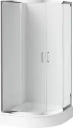 Душевой уголок Deante Funkia 90x90 KYP 051K (хром/прозрачное) - изображение в каталоге