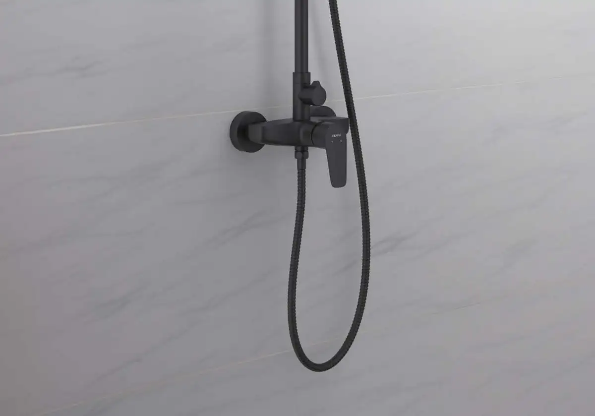 Душевая система Aquatek Бетта AQ2160MB (черный матовый) - фото товара