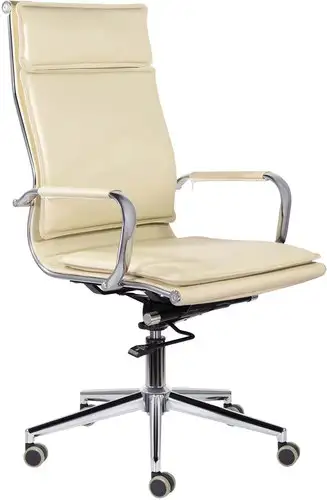 Кресло Brabix Premium Kayman EX-532 (экокожа/хром бежевый)