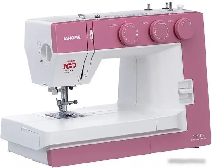 Электромеханическая швейная машина Janome 1522PG Anniversary Edition - фото товара