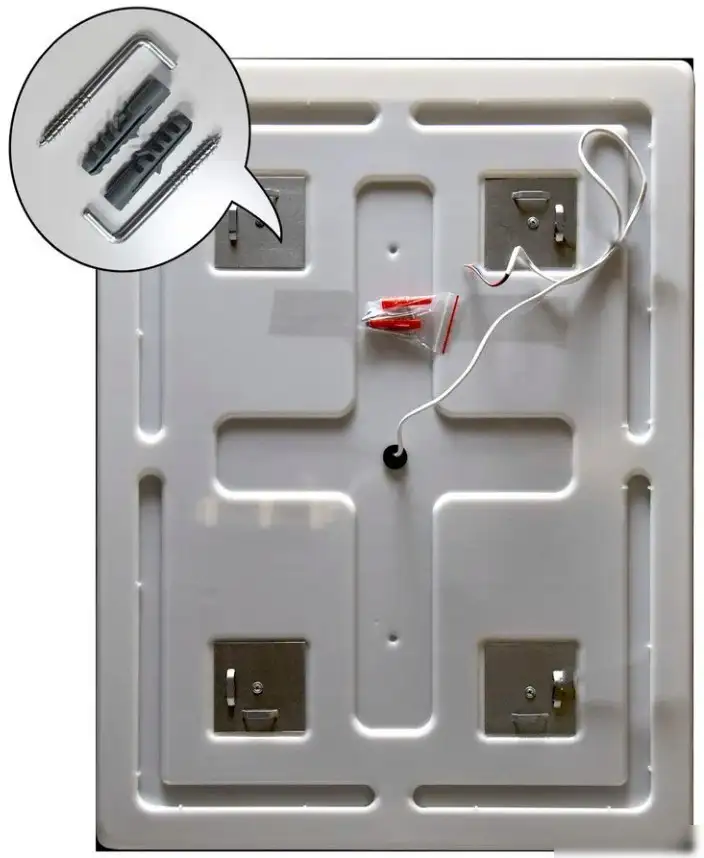 Пекам Зеркало Greta 60x50 greta-60x50B (с подсветкой и бесконтактным сенсором) – фото товара