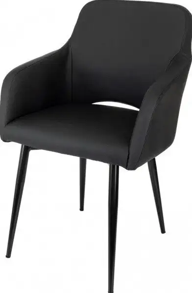 Офисный стул Бюрократ CH-380F (черный, экокожа) – фото товара