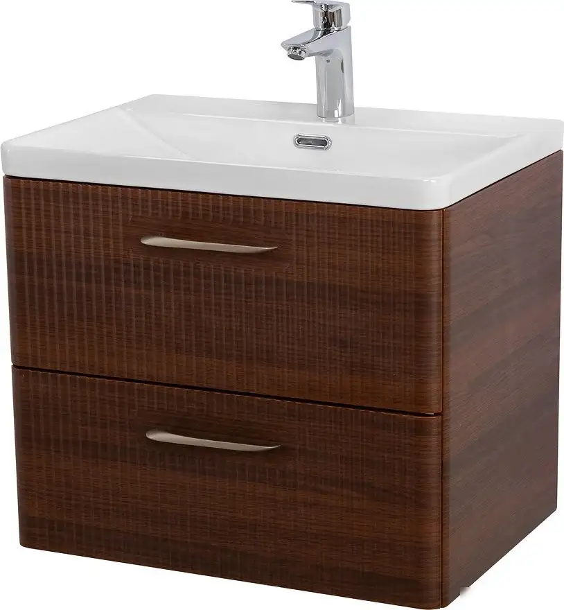 BelBagno Тумба под умывальник Noce DUE-500-2C-SO-NOCE-P + BB-8076-3-50 – фото товара