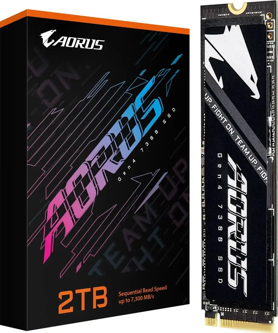 SSD Gigabyte Aorus Gen4 7300 2TB AG4732TB N – фото товара